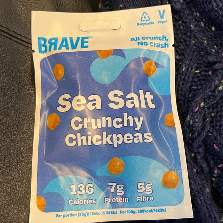 photo of Brave Brave Roasted chickpeas, sea salt shared by @sofiapiagnani on  12 Aug 2023 - review