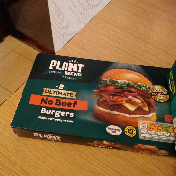 photo of Plant Menu ultimate no beef burgers shared by @rachel70 on  11 Feb 2023 - review