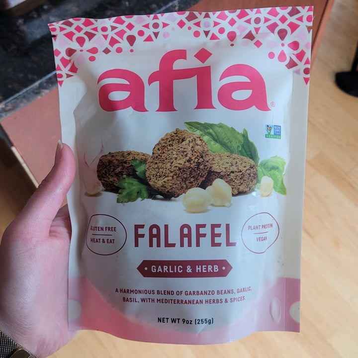 photo of Afia foods Falafel Garlic & Herb shared by @yourfriendjen on  08 Aug 2023 - review