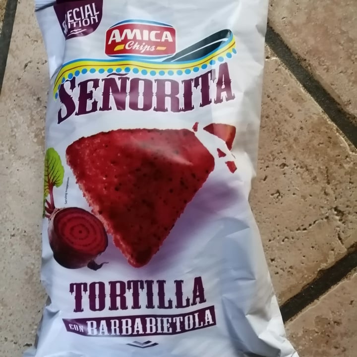 photo of Amica Chips Tortilla barbabietola shared by @lagabimas on  13 Jan 2023 - review