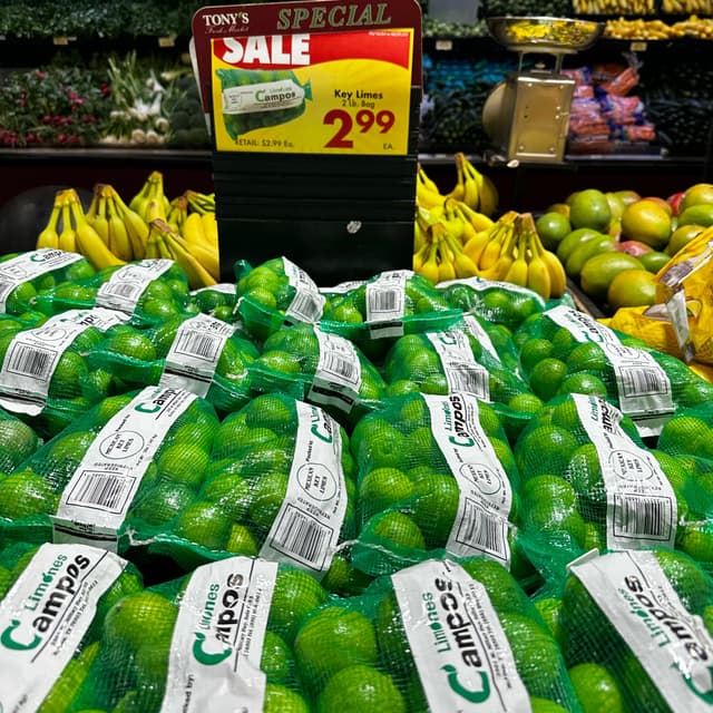 Mexican Key Limes from Campos - Vegan Product Reviews & Ratings | abillion