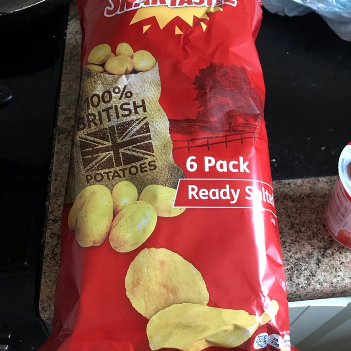 photo of Snaktastic 6 pack Ready salted crisps shared by @annmarievans on  30 Mar 2023 - review
