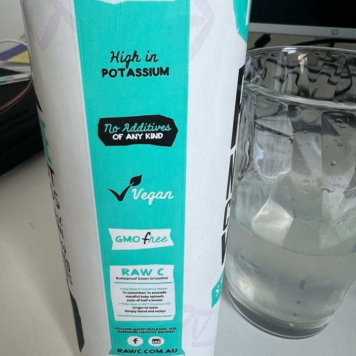 photo of Raw C Pure Natural Coconut Water shared by @jucaixeta on  11 Jan 2023 - review