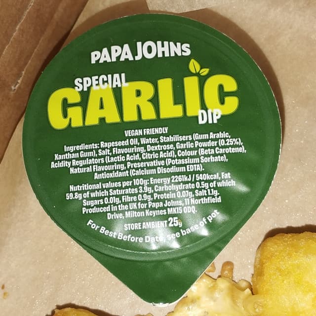 Photo of the dish “Special Garlic Dip”