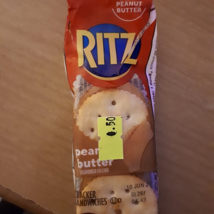 photo of Ritz Peanut Butter Filled Crackers shared by @pastomagico on  28 Jun 2023 - review