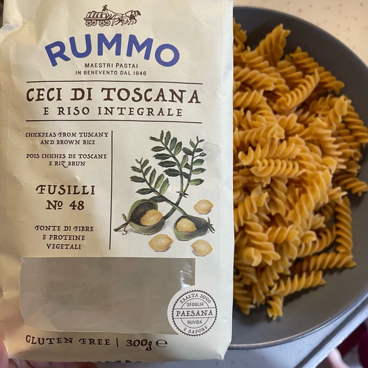 photo of Rummo Fusilli n. 48 ceci di Toscana e riso integrale shared by @stefania229 on  26 Jul 2023 - review