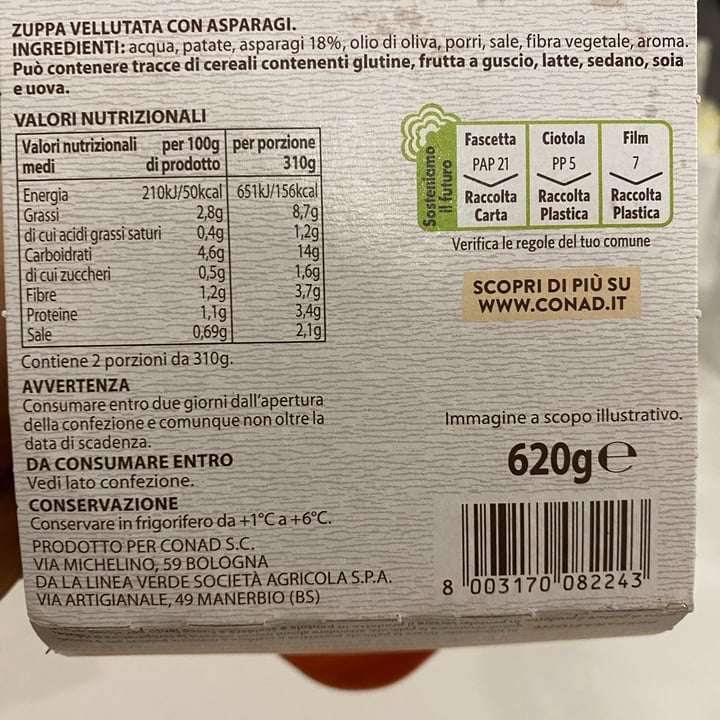 photo of Conad vellutata agli asparagi shared by @elisadm on  18 Mar 2023 - review