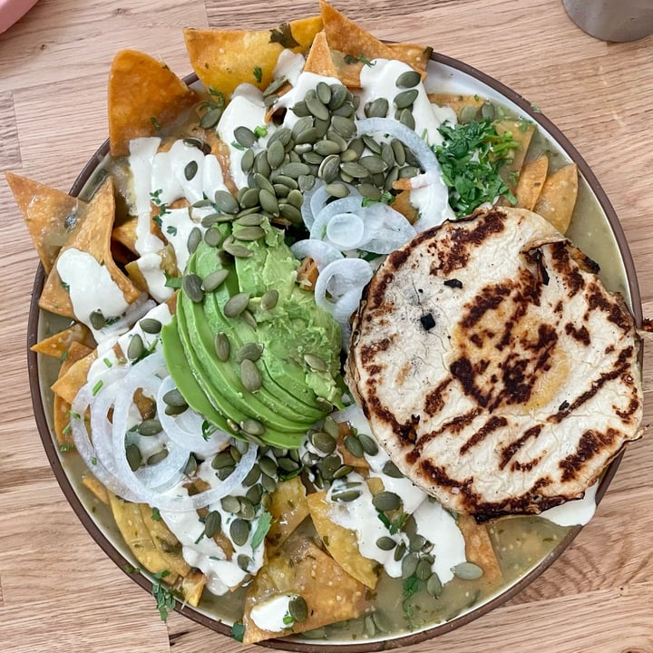 photo of Rascal's Chilaquiles shared by @sbvegans on  31 Jul 2023 - review