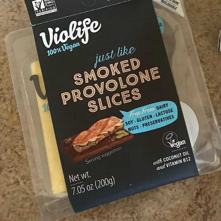 photo of Violife Smoked Provolone Slices shared by @daniellebruesch on  26 Mar 2023 - review