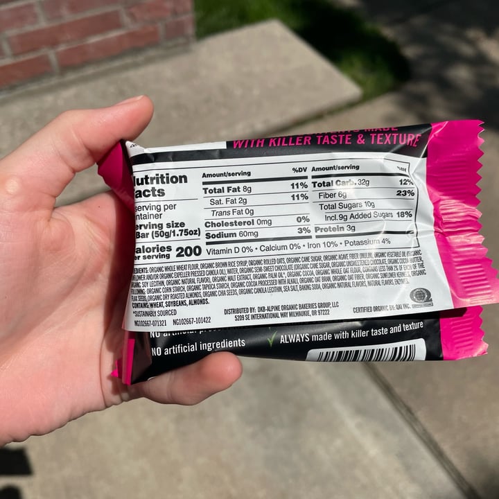 photo of Dave's Killer Bread Cocoa Brownie Blits Snack Bar shared by @srw4 on  22 Jul 2023 - review