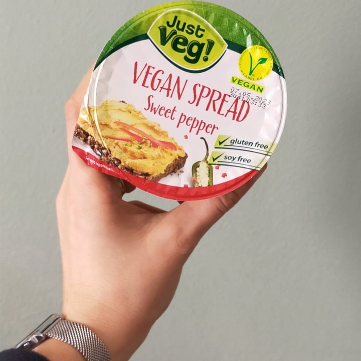 photo of Just Veg! (ALDI Italy) Vegan spread sweet pepper shared by @valeveg92 on  14 Mar 2023 - review