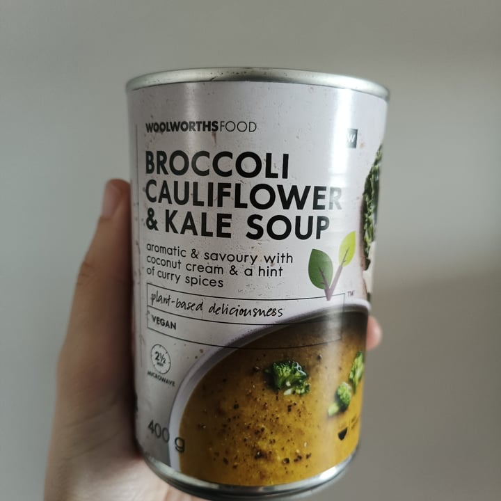 photo of Woolworths Broccoli, Cauliflower and Kale Soup shared by @plantbasedpisces on  04 Jul 2023 - review