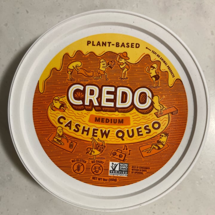 photo of Credo Cashew Queso (Medium) shared by @hbrosi on  02 Jan 2023 - review