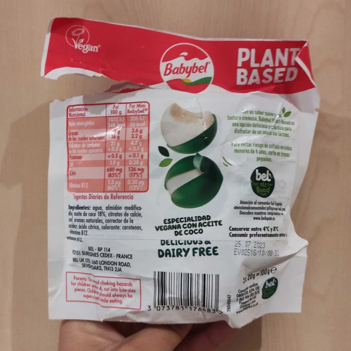 photo of Babybel Plant-Based Cheese Alternative shared by @paulg21 on  03 May 2023 - review