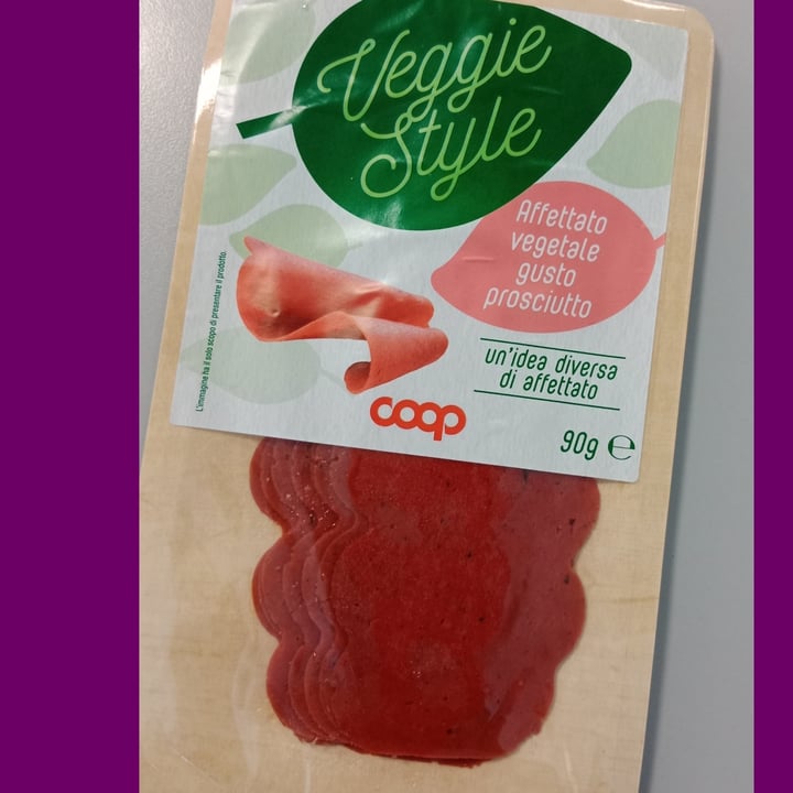 photo of Veggie Style (COOP) affettato vegetale gusto prosciutto shared by @lauragiovani on  20 May 2023 - review