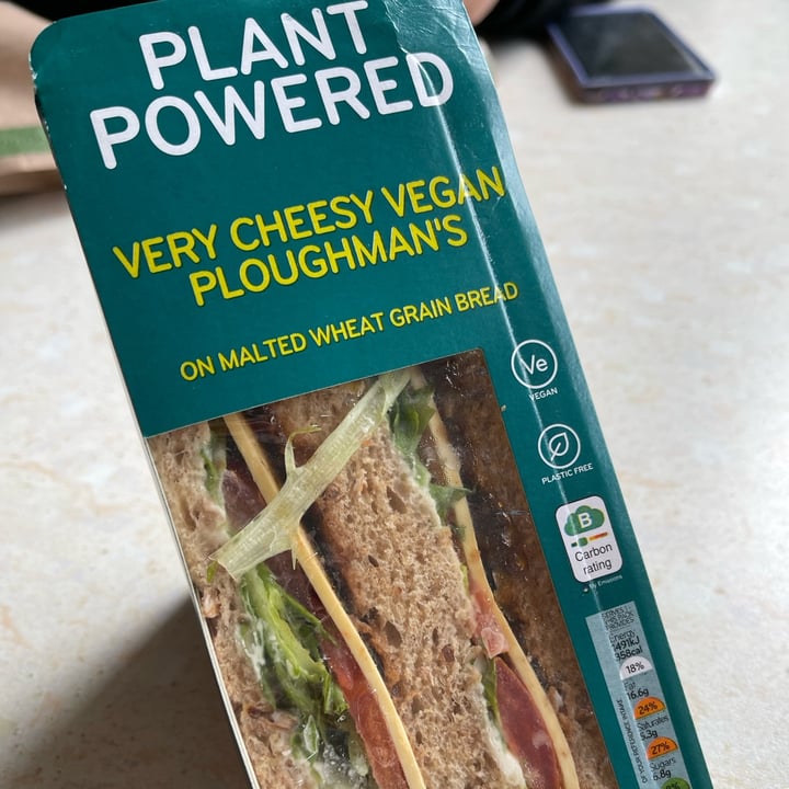 photo of Simply Lunch  Very Cheesy Vegan Ploughman's shared by @beefriendlyvegan on  01 Feb 2023 - review
