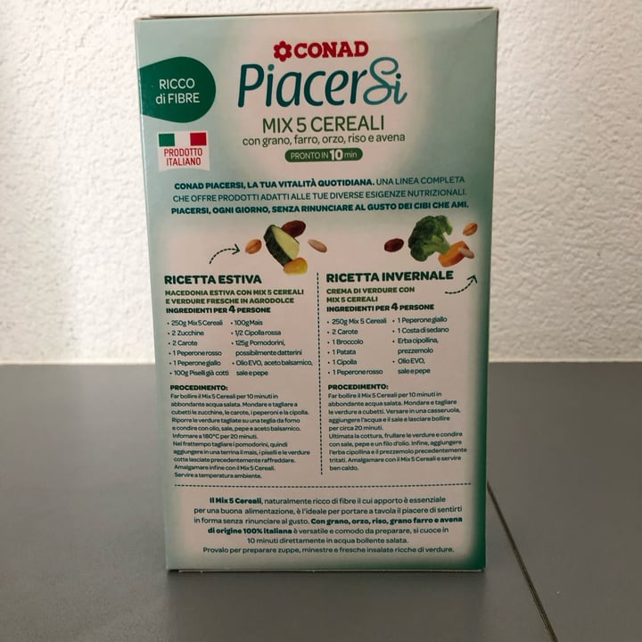 photo of Piacersi | Conad Mix 5 cereali shared by @hachi on  02 Apr 2023 - review