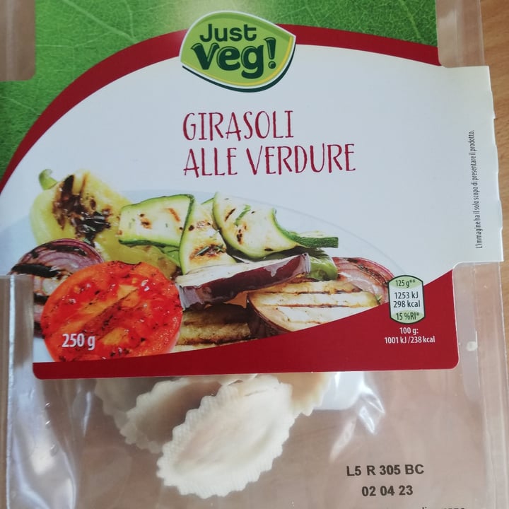 photo of Just Veg! (ALDI Italy) Ravioli di verdure grigliate shared by @littlepoppyseed on  27 Mar 2023 - review
