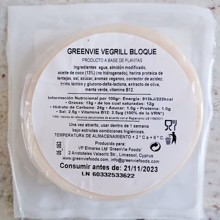 photo of GreenVie Foods VEGRILL shared by @angso on  25 Mar 2023 - review