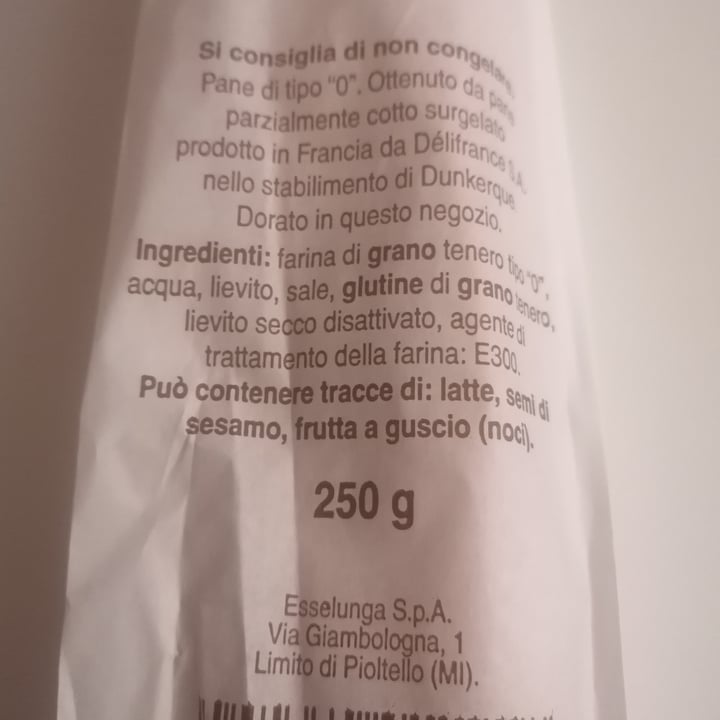 photo of Esselunga baguette shared by @amaggica on  27 Mar 2023 - review