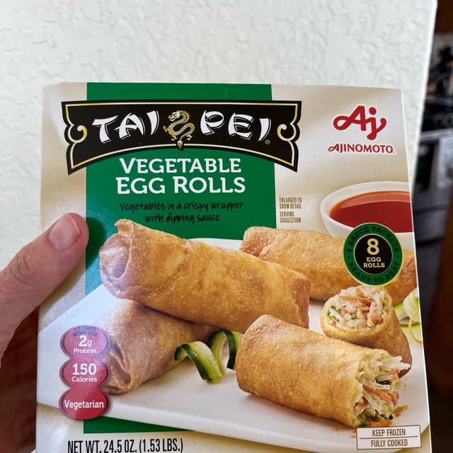 Vegetable Egg Rolls from Tai Pei Vegan Product Reviews Ratings