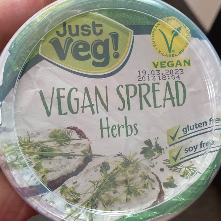 photo of Just Veg! (ALDI Italy) Vegan spread Herbs shared by @akire197 on  21 Feb 2023 - review