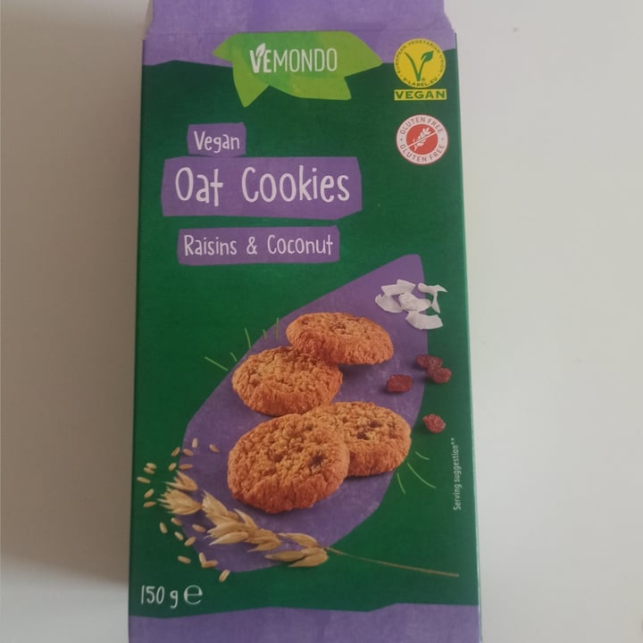 photo of Vemondo oat cookies - raisins shared by @silviagastaldi on  17 Jul 2023 - review