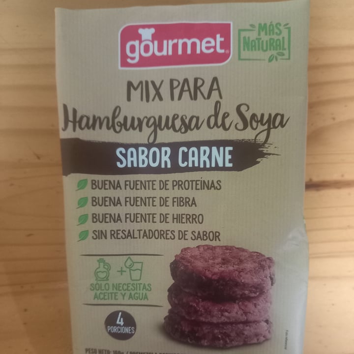 photo of Gourmet. mix para hamburguesa de soja shared by @melisa759 on  18 Apr 2023 - review