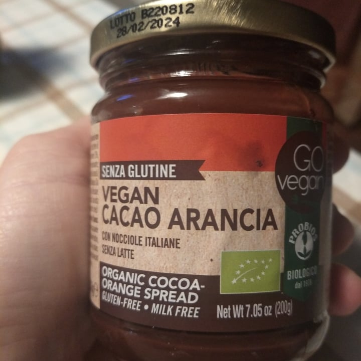photo of GO vegan! vegan cacao arancia shared by @marticecia on  27 Jan 2023 - review
