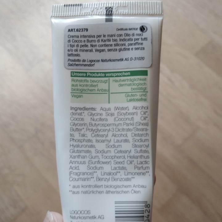 photo of Neobio Natural Cosmetics Intensiv Handcreme shared by @manoveg on  12 Feb 2023 - review