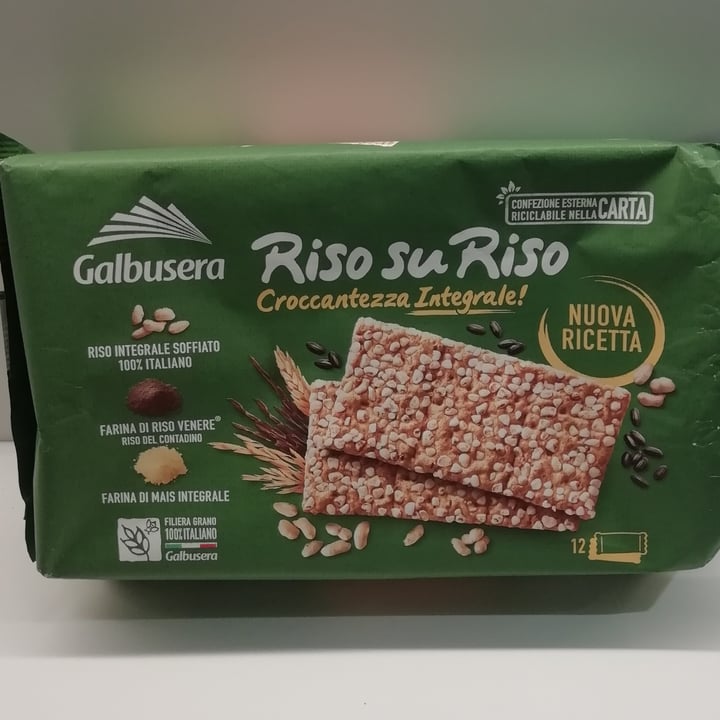 photo of Galbusera Cracker riso su riso Croccantezza Integrali shared by @alessandraalessandra on  23 Jan 2023 - review