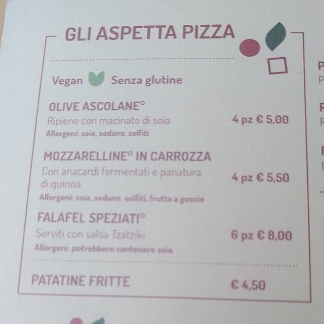 Photo of the dish “Falafel speziati”