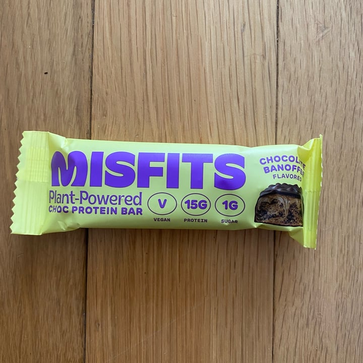 photo of Misfits Chocolate Banoffee Bar shared by @zoespenceley on  28 Dec 2022 - review