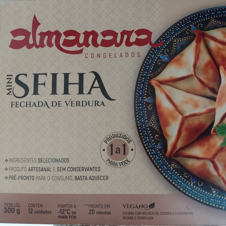 photo of Almanara congelados Esfihas veganas shared by @karinaverges on  19 Mar 2023 - review