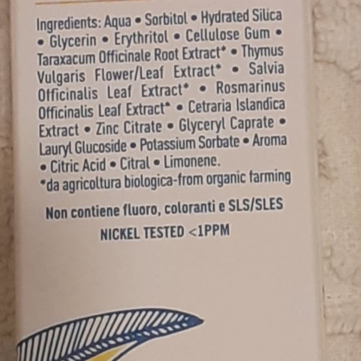 photo of Officina naturae Gel Dentifricio Limone shared by @cats-01 on  30 Jul 2023 - review