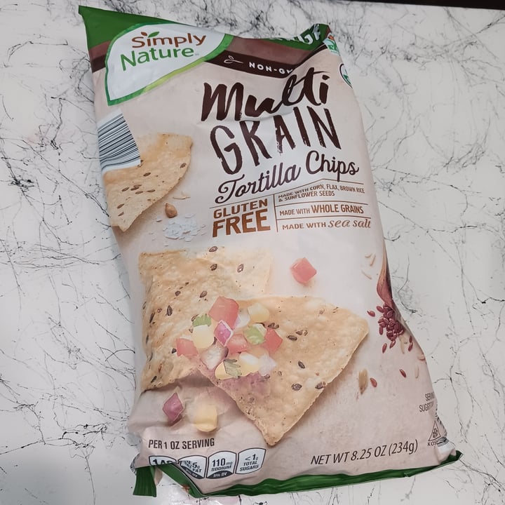 Simply Nature Multi Grain Tortilla Chips Review abillion