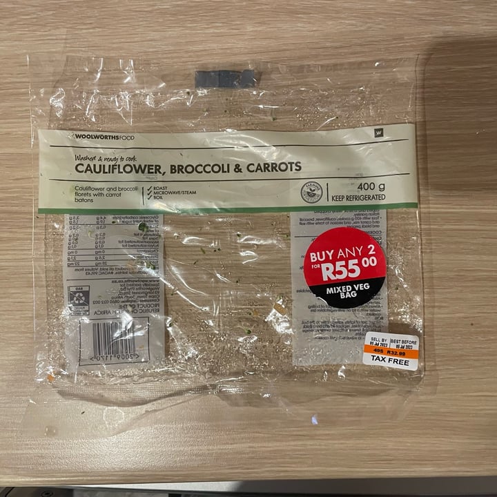 photo of Woolworths Food Cauliflower, Broccoli & Carrots shared by @thehumblechickpea on  07 Jul 2023 - review