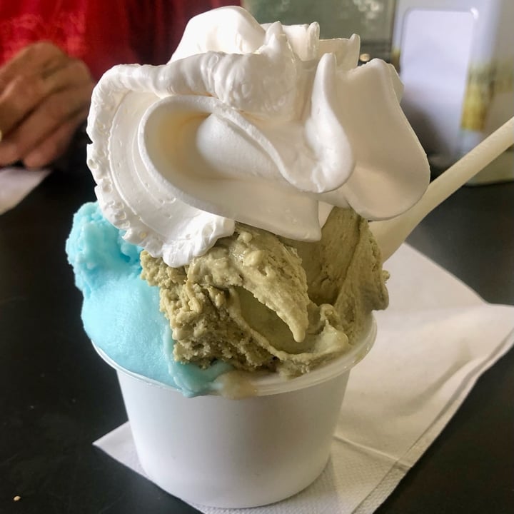 photo of Zia ESTERINA GELATERIA gelato torta della nonna, bimbo, pistacchio salto e panna shared by @123ale on  02 Aug 2023 - review