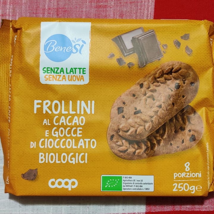 photo of Bene.Si coop Frollini biologici al cacao e gocce di cioccolato shared by @alealealeale on  07 Jun 2023 - review