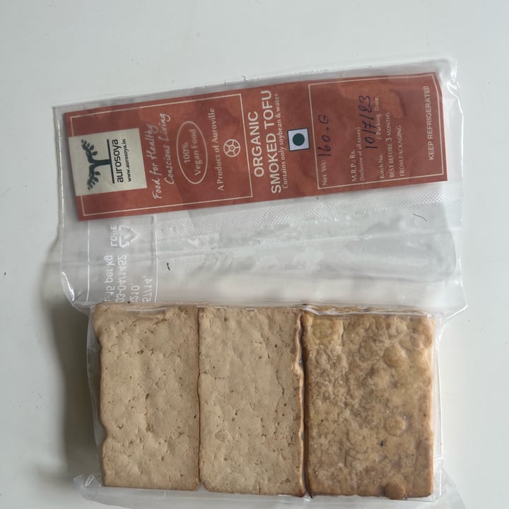 photo of Aurosoya Organic Smoked Tofu shared by @beingdhaval on  25 Jul 2023 - review