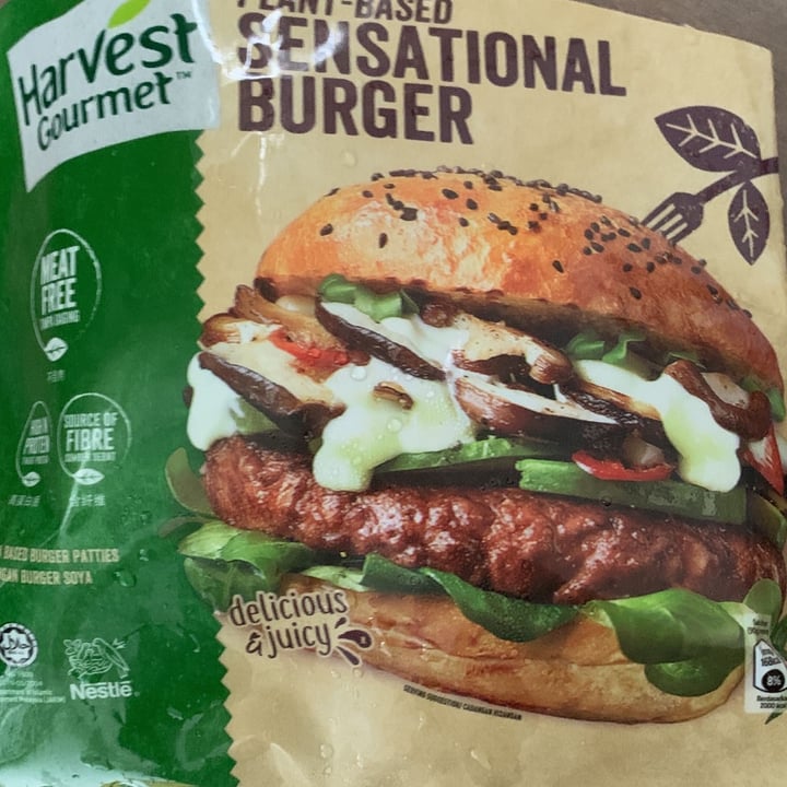 photo of Harvest Gourmet Sensational Burger shared by @georgejacobs on  15 Jul 2023 - review