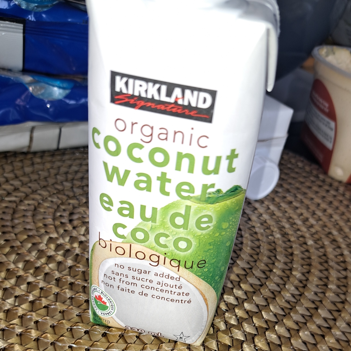 Organic Coconut Water at Kirkland Signature Review by
