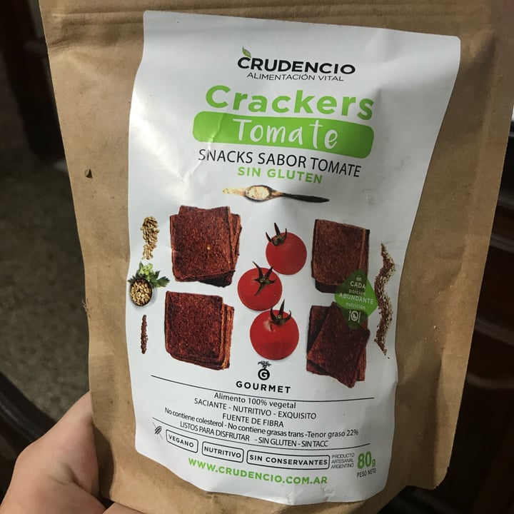 photo of Crudencio Crackers Tomate shared by @natiorellana on  03 Feb 2023 - review