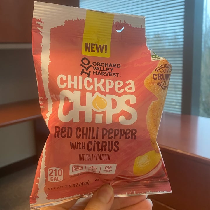 photo of Orchard valley harvest Chickpea Chips Red Chili Pepper with Citrus shared by @thedarktower on  22 Mar 2023 - review
