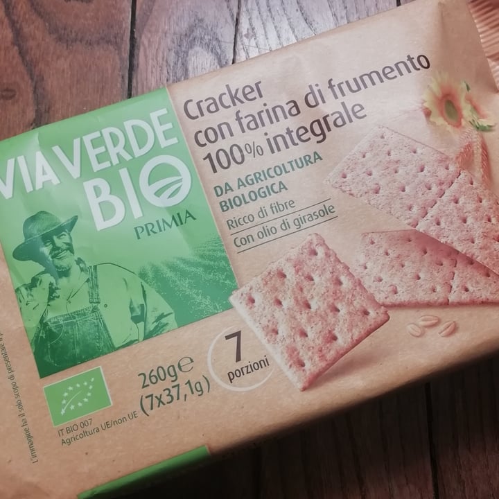 photo of Via Verde Bio Cracker Integrali Biologici shared by @alessandraalessandra on  16 Feb 2023 - review