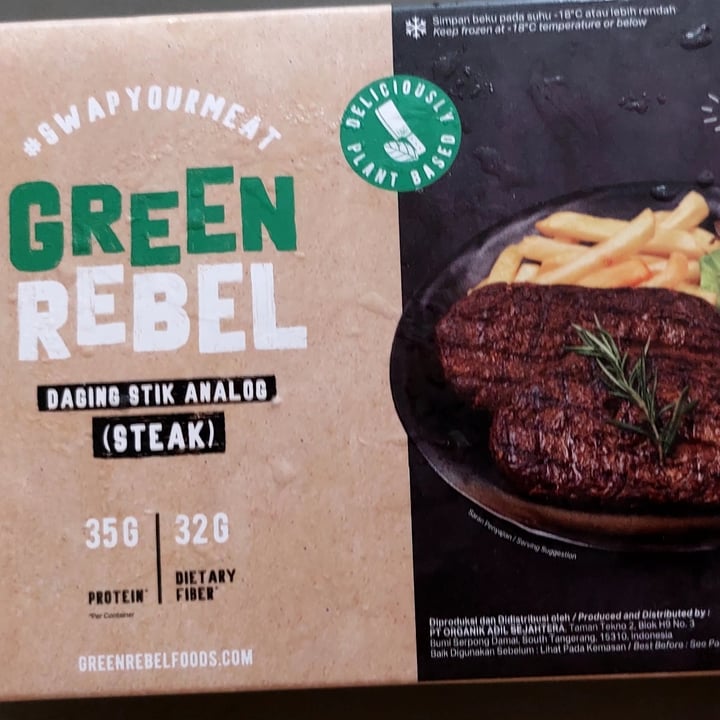 photo of Green Rebel Foods Green Rebel Steak shared by @spveg on  31 Jul 2023 - review