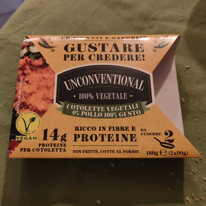 photo of Unconventional Cotolette Vegetali 0% Pollo 100% Gusto shared by @gilazza on  17 Jan 2023 - review