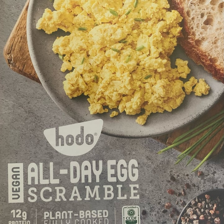 photo of Hodo Vegan All-Day Egg Scramble shared by @vluxemagazine on  14 May 2023 - review