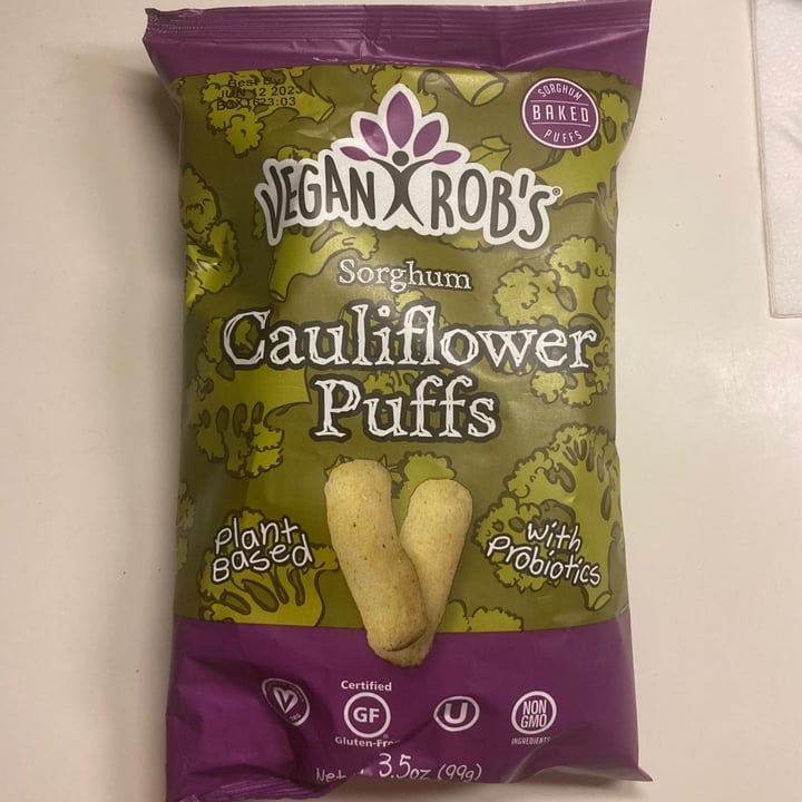 photo of Vegan Rob's Cauliflower Puffs shared by @taysavage on  17 Apr 2023 - review