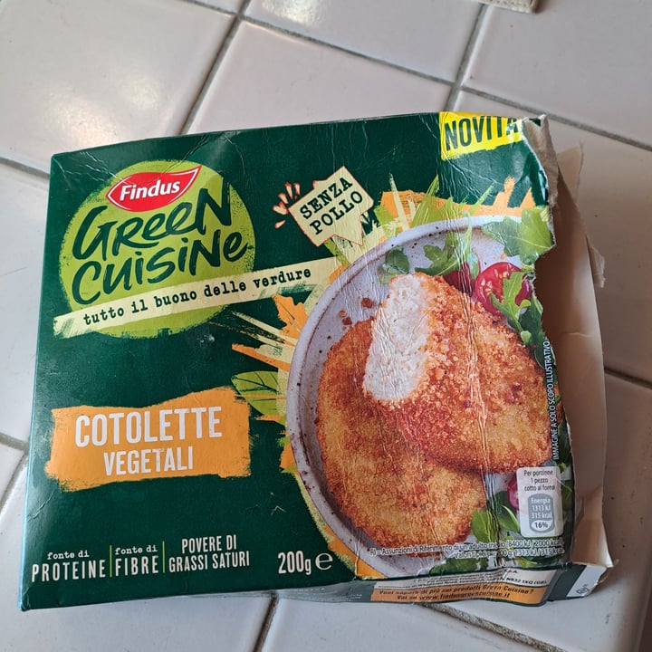 photo of Findus Cotolette vegetali shared by @animalsright on  30 Jul 2023 - review